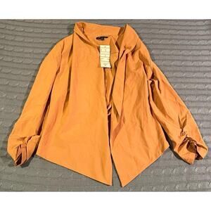 Hc Michel Open Front Blouse- S (NWT)